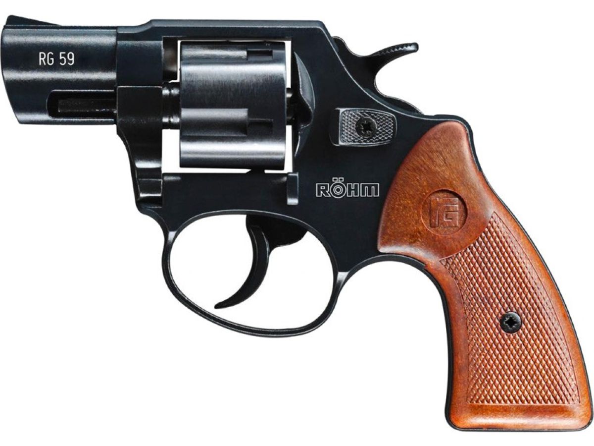 Revolver Rohm RG59 black calibre 9mm à blanc de défense